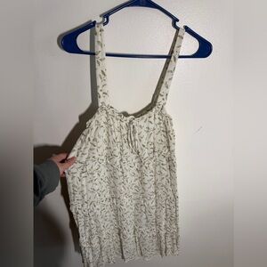 Forever 21 Dress with Green Leaf Print